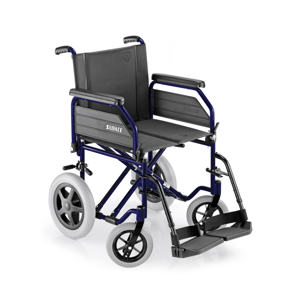 Surace 200 Großer leichter Rollstuhl mit Beinstütze für Behinderte