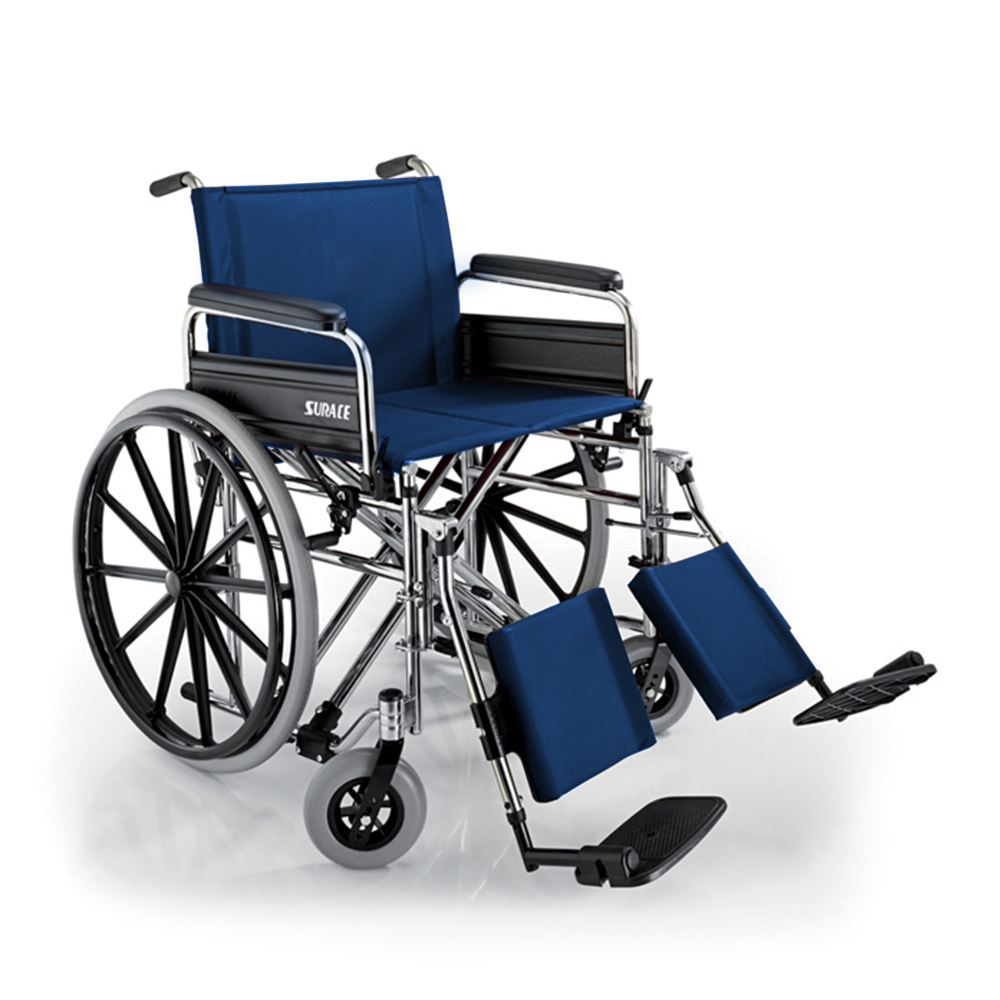 Selbstfahrender bariatrischer Rollstuhl mit faltbarer Beinstütze 500 Bariatric Surace