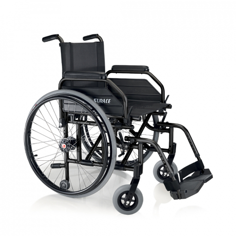 Leichter Rollstuhl 12,4 kg, faltbar, Aluminium, Eureka Super Surace Aktion