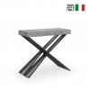 Ausziehbarer Design-Konsolentisch 90x40-300cm, moderner Esstisch Diago Concrete Verkauf