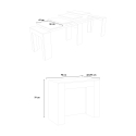 Ausziehbarer Konsolentisch 90x48-296cm Esstisch weißes Holz Venus Katalog