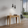 Ausziehbarer Konsolentisch 90x42-302cm Esszimmer Holz Isotta Oak Sales