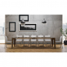 Ausziehbarer Esstisch Holz 90x42-302cm Isotta Noix Rabatte