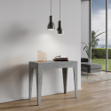 Ausziehbarer Konsolentisch 90x42-302 cm Esstisch grau Isotta Concrete Sales