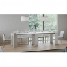 Ausziehbarer Konsolentisch 78x47-299cm Esstisch Weißholz Allin Lagerbestand