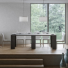 Ausziehbarer Konsolentisch Esszimmer 78x47-299cm Anthrazit Allin Report Katalog