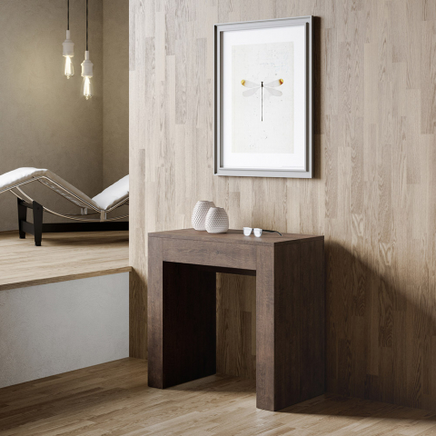 Konsolentisch ausziehbar 78x47-299cm Holz Esszimmer Allin Noix Aktion