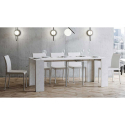 Ausziehbarer Tisch 90x42-302cm Weiß Küche Esszimmer Emy