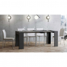 Ausziehbarer Konsolentisch 90x42-302cm in Anthrazit Emy Report Sales