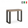 Ausziehbarer Konsolentisch im modernen Design 90x40-300cm Holz Metall Tecno Oak Angebot