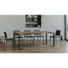 Ausziehbarer Konsolentisch für den Eingangsbereich 90x40-300cm Holz Metall Tecno Fir Sales