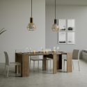 Ausziehbarer Design-Konsolentisch 90x48-204cm Esstisch Holz Basic Small Noix Rabatte