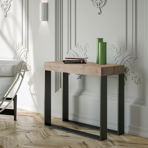 Ausziehbarer Tisch 90x40-300cm Modern Holz Elettra Oak