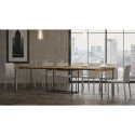 Ausziehbarer Tisch 90x40-300 cm Skandinavisches Design Modern Nordica Oak