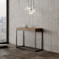 Moderner Designtisch ausziehbar 90x40-300cm Holz Nordica Noix