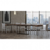 Moderner Designtisch ausziehbar 90x40-300cm Holz Nordica Noix