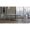 Ausziehbarer Tisch 90x40-300cm Modernes Design Weiß Nordica