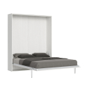 Kompaktes Wandklappbett mit Schrank, Weiß, 160x190 cm, Kentaro Angebot