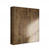 Klappbett Doppelbett 160x190cm Wandschrank aus Holz Kentaro Noix Sales