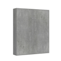 Schrankbett 160x190cm Klappbett Doppelbett Wandbett Grau Kentaro Concrete Sales