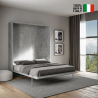 Schrankbett 160x190cm Klappbett Doppelbett Wandbett Grau Kentaro Concrete Verkauf