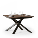 Erweiterbarer Design-Esstisch 90x120-180cm modern Holz Ganty Wood Angebot