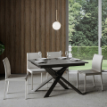 Ausziehbarer Esstisch modern 90x120-180cm anthrazit Ganty Report Aktion