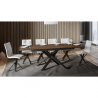 Moderner ausziehbarer Esstisch 90x160-220cm Holz Ganty Long Wood Sales