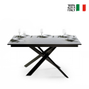 Ausziehbarer Tisch weiß 90x160-220cm Küche Esszimmer Ganty Long White Verkauf