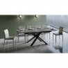 Moderner ausziehbarer Esstisch 90x160-220cm antrazit Ganty Long Report Sales