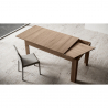 Esstisch 90x160-220cm modern ausziehbar Holz Bibi Long Oak Sales