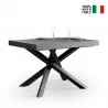 Ausziehbarer Esstisch Küche grau 90x130-234cm Volantis Concrete Verkauf