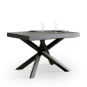 Ausziehbarer Esstisch Küche grau 90x130-234cm Volantis Concrete Angebot