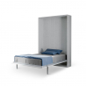Schrankbett 120x190 cm, Weiß, Kentaro - 1,5 Plätze Angebot