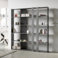 Moderne Wandregal grau Design, 5 Böden, für Zuhause oder Büro, Kato C Concrete Aktion