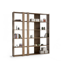 Moderne Wandregal Design Holz 5 Böden für Zuhause und Büro Kato C Wood Angebot