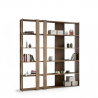 Moderne Wandregal Design Holz 5 Böden für Zuhause und Büro Kato C Wood Angebot