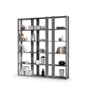 Wandregal mit 5 Ablagen grau Design Büro Wohnzimmer Kato E Concrete Angebot