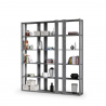 Wandregal mit 5 Ablagen grau Design Büro Wohnzimmer Kato E Concrete Angebot