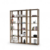 Wandregal Wohnzimmer Büro 5 Ablagen Holz Design Kato E Wood Angebot