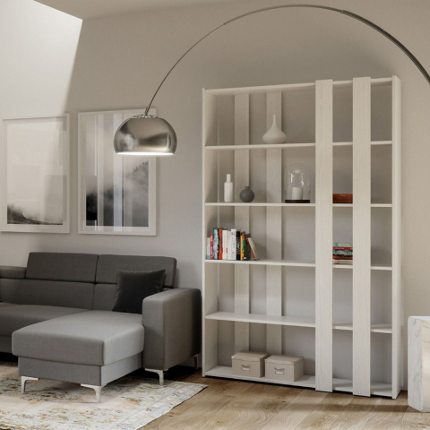 Weiß Wand-Bücherregal Wohnzimmer Büro modernes Design Kato A Small