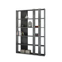 Moderne graue Wand-Bibliothek für Wohnzimmer und Büro Kato B Small Concrete Angebot