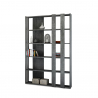 Moderne graue Wand-Bibliothek für Wohnzimmer und Büro Kato B Small Concrete Angebot