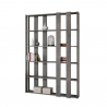 Moderne graue Wandregal mit 5 Regalböden Kato E Small Concrete Angebot