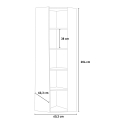 Eckregal Wand modernes Design grau Kato Angolo A Concrete Sales