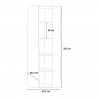 Eckregal Wand modernes Design grau Kato Angolo A Concrete Sales