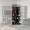 Eckregal grau modernes wohnzimmer design Kato Corner B Concrete Angebot