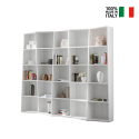 Moderne weiße Wandregal Trek 5 für Wohnzimmer & Büro Verkauf