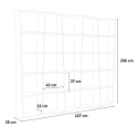Moderne weiße Wandregal Trek 5 für Wohnzimmer & Büro Sales