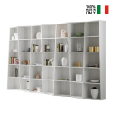 Moderne Wandregal Weiß Design für Wohnzimmer Büro Trek 7 Verkauf